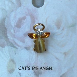 The Cat's Meow Cat's Eye Angel Pin